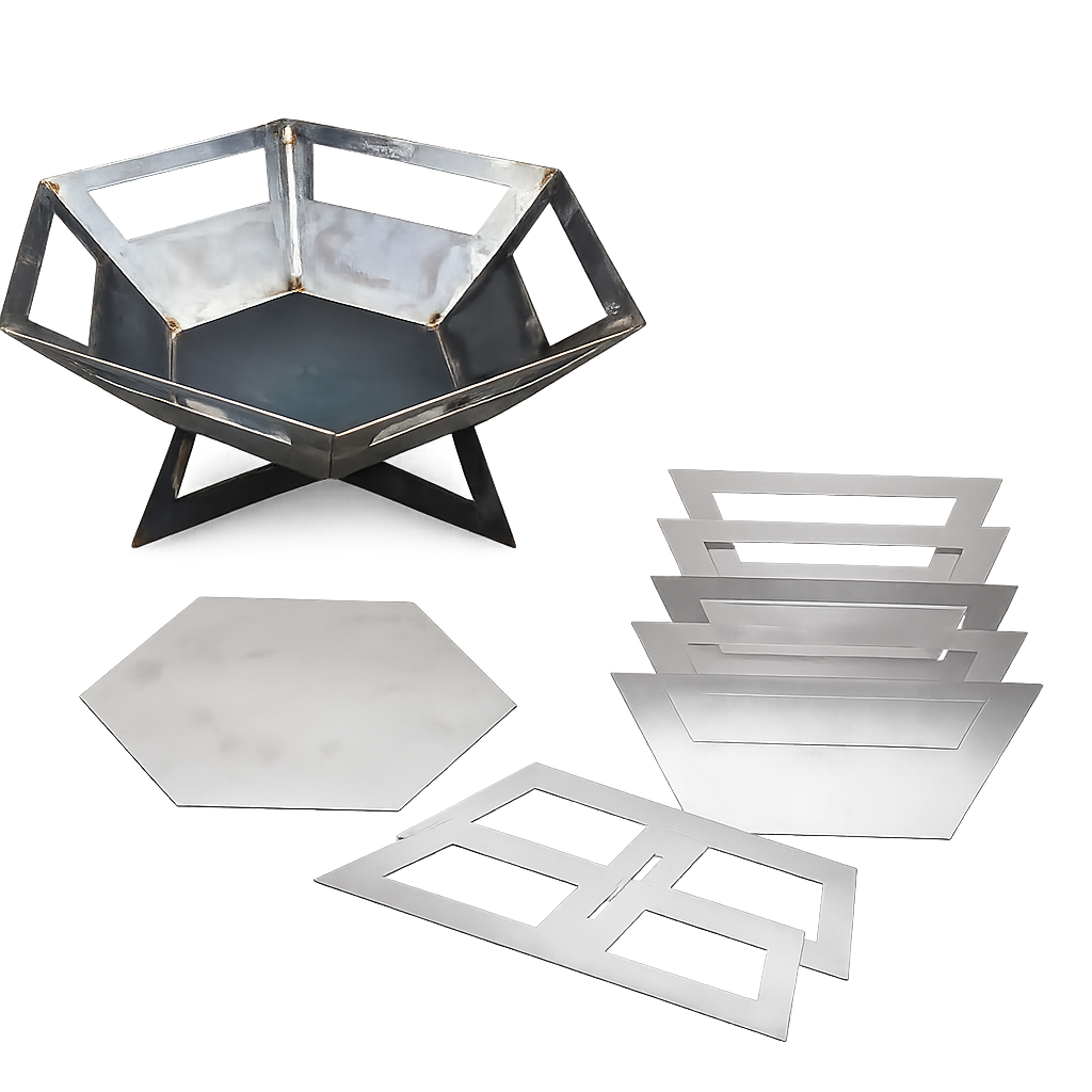 Weld-It-Yourself Fire Pit kit 16g or 12g Steel